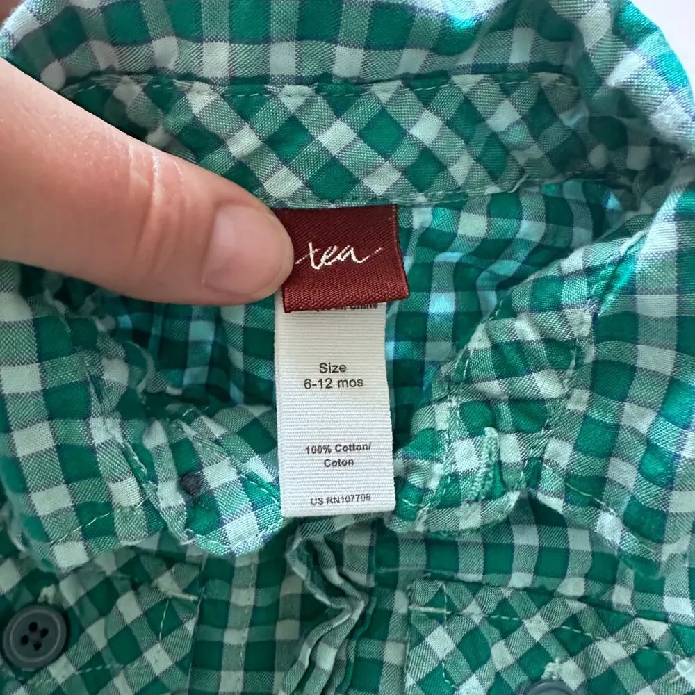 Tea Collection Tangier plaid shirt